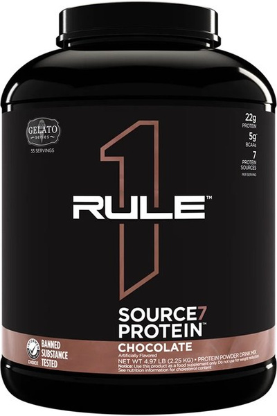 Rule One Source7 Protein, Chocolate Gelato - 2250g