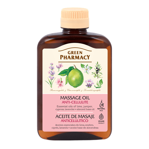 Green Pharmacy Antycellulitowy Olejek do Masażu Wygładzający i Uelastyczniający Skórę 200ml