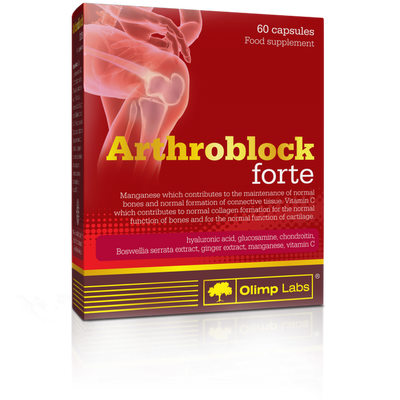 Olimp Arthroblock Forte dla Prawidłowego Funkcjonowania Chrząstki 60 Kapsułek