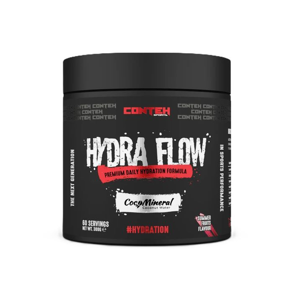 Conteh Sports Hydra Flow Elektrolity w Proszku Na Nawodnienie Owoce Letnie 300g