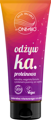 OnlyBio Hair In Balance Odżywka Proteinowa z Naturalną Wegańską Formułą 200ml