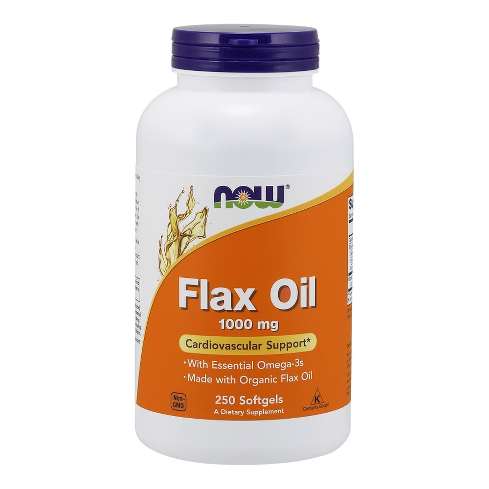 Flax Oil, 1000mg - 250 softgels