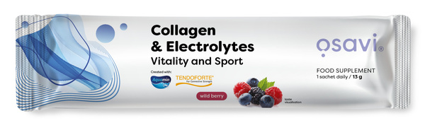 Collagen Electrolytes Vitality and Sport, Wild Berry - 13g (1 serving)
