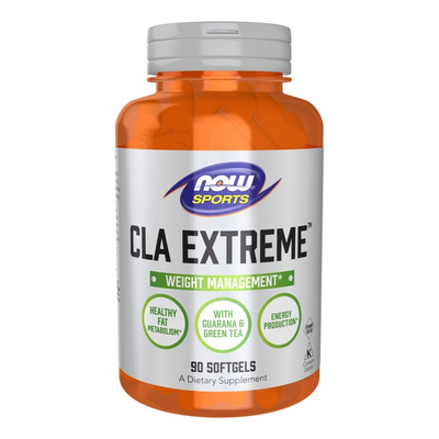 NOW Foods CLA Extreme Na Metabolizm Tłuszczów i Produkcję Energii 90 Kapsułek