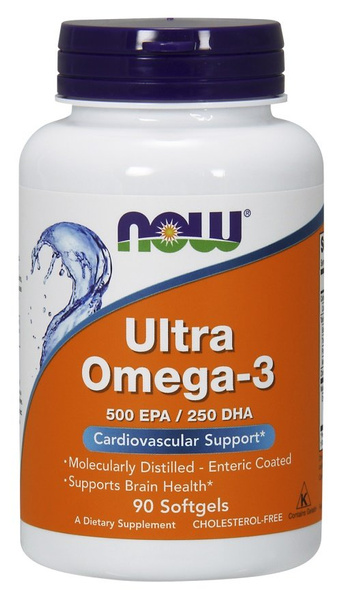 Now Foods Ultra Omega-3 90 Kapsułek