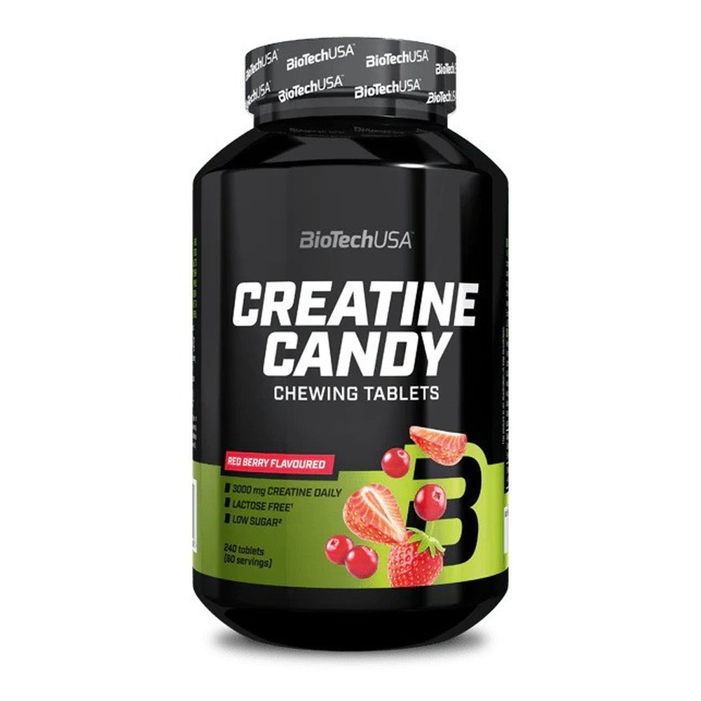 Creatine Candy Chewing Tablets, Red Berry - 240 tabs