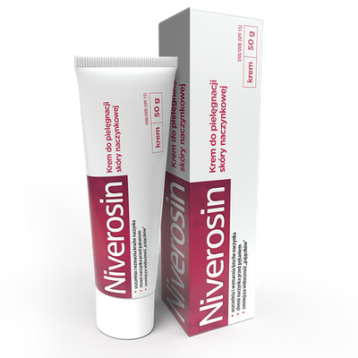 Aflofarm Niverosin Specjalistyczny Krem do Kompleksowej Pielęgnacji Skóry Naczynkowej 50g