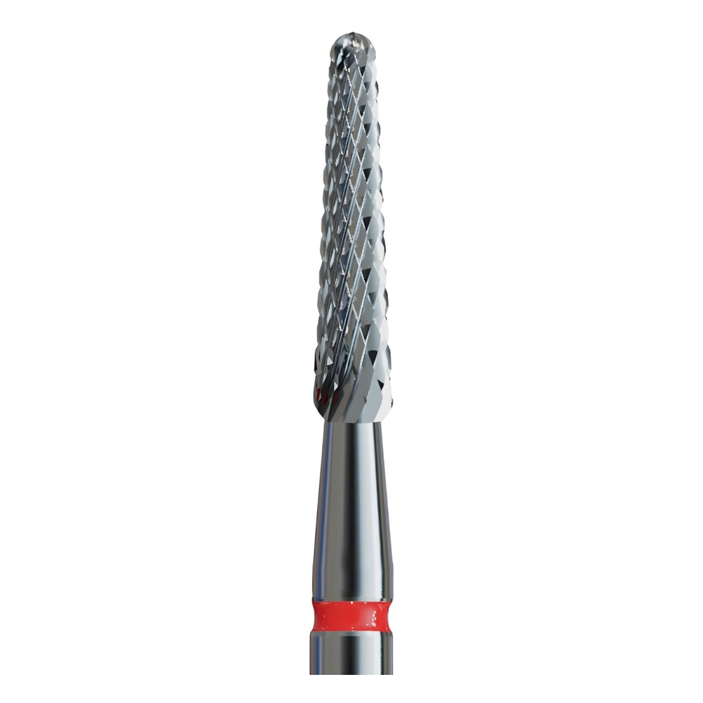 IQ Nails Frez do Paznokci z Węglika Wolframu Fine Crosscut Zaokrąglony Stożek 2,3mm do Manicure Pedicure 198.140.023 1 Sztuka