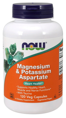 Magnesium & Potassium Aspartate with Taurine - 120 vcaps