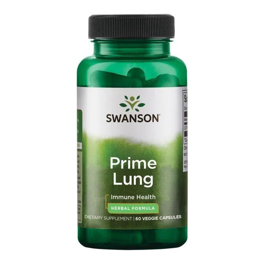 Swanson Prime Lung Wspierający Układ Oddechowy 60 Kapsułek