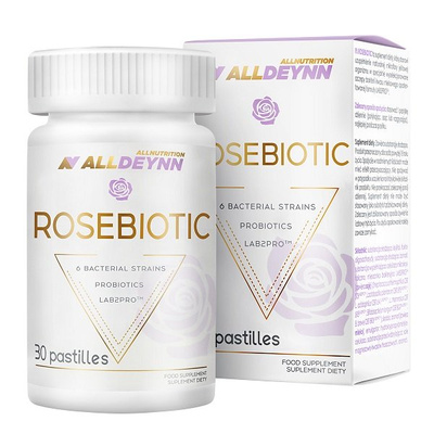 AllDeynn RoseBiotic Synbiotyk Układ Odpornościowy Trawienie 30 Pastylek