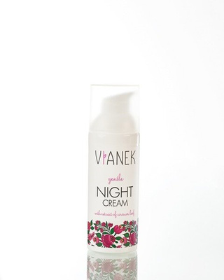 Vianek Łagodzący Krem do Twarzy na Noc do Cery Podrażnionej i Alergicznej 50ml