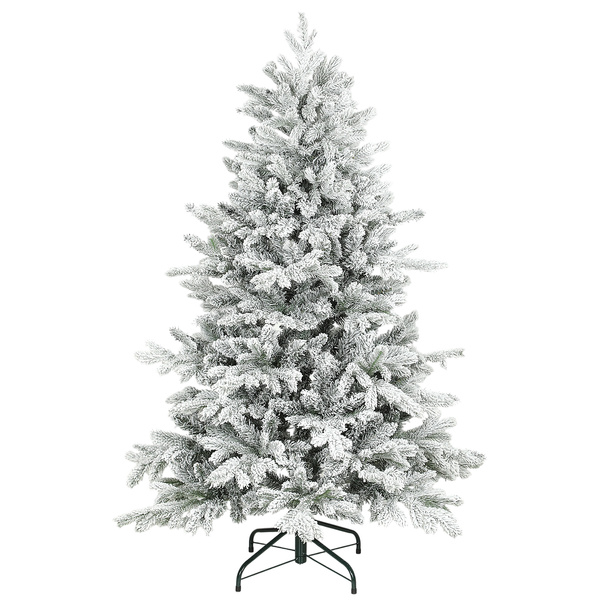 HOMCOM 5ft Snow Flocked Artificial Christmas Tree