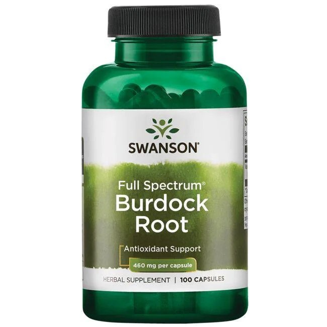 Swanson Burdock Root 460mg na Wsparcie Odporności 100 Kapsułek