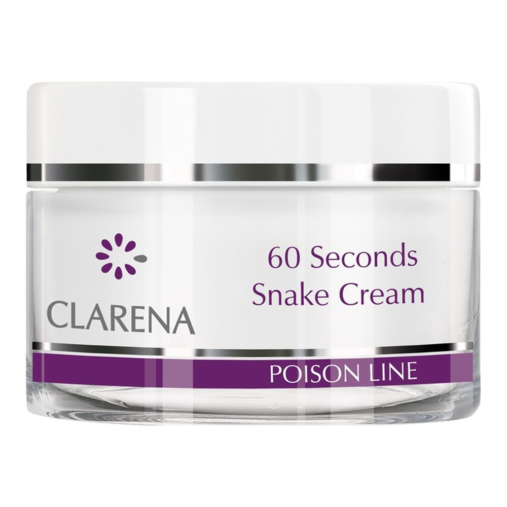 Clarena Poison Line 60 Seconds Przeciwzmarszczkowy Krem z Jadem Węża do Cery Dojrzałej 50ml