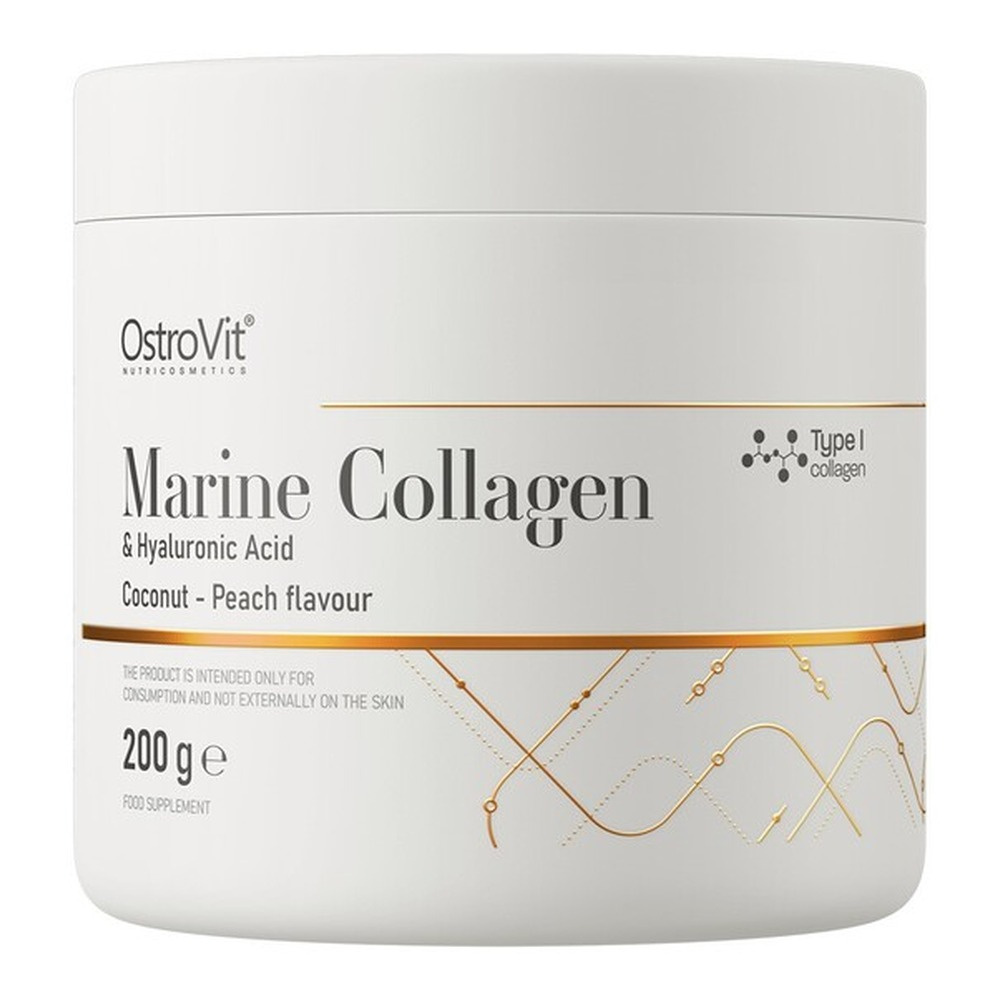 Marine Collagen & Hyaluronic Acid, Coconut Peach - 200g