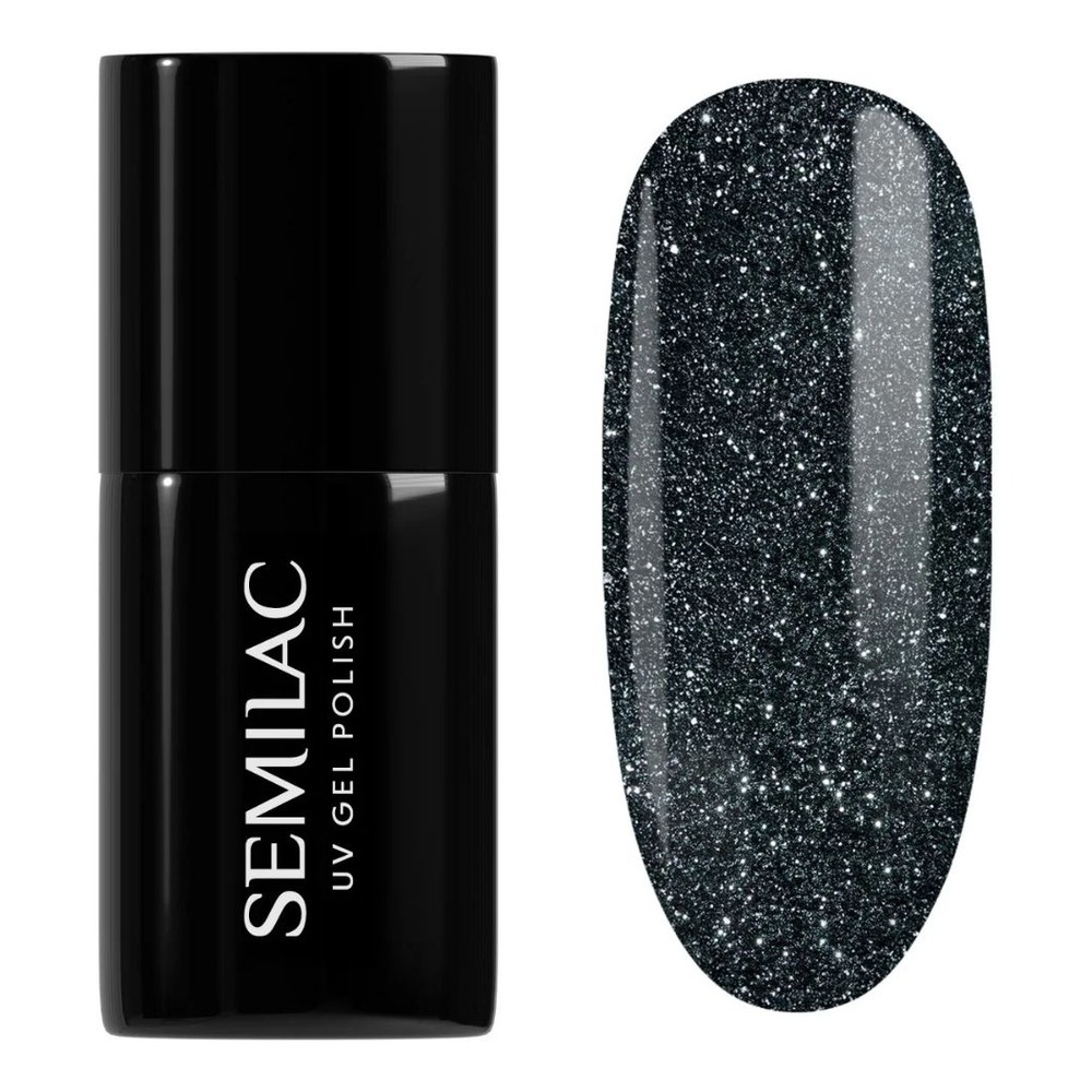 Semilac Black & White Lakier Hybrydowy 096 Starling Night 7ml