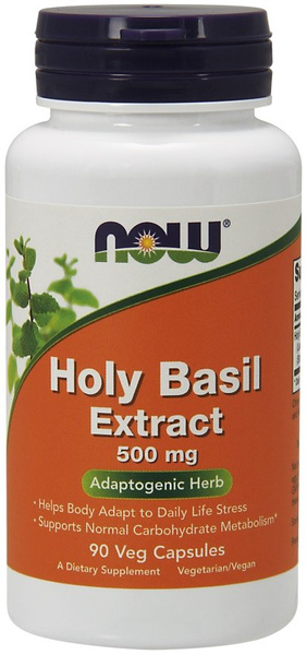 Holy Basil Extract, 500mg - 90 vcaps