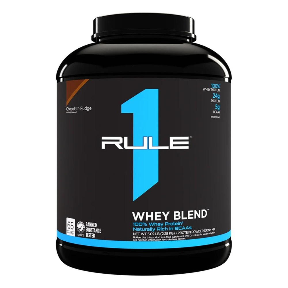 Rule One R1 Whey Blend, Chocolate Fudge - 2280g
