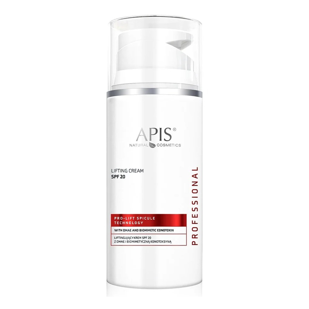 Apis Professional Pro-Lift Spicule Technology Liftingujący Krem z DMAE i Biomimetyczną Konotoksyną SPF 20 100ml