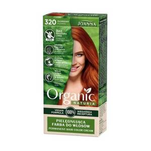 Joanna Organic Vegan Pielęgnująca Farba do Włosów 320 Płomienny 1 szt