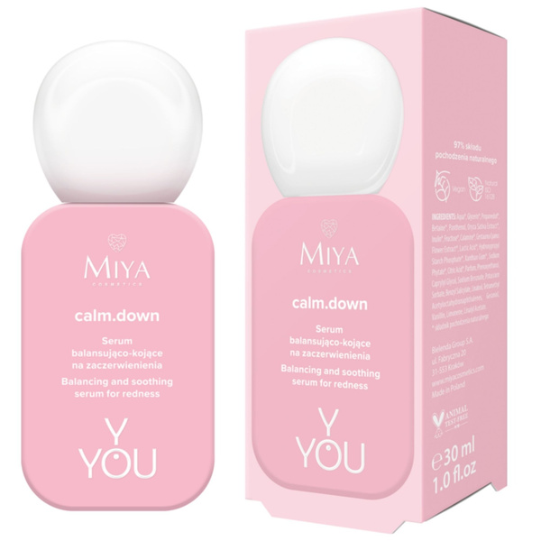 Miya Calm.Down Serum łagodzące i balansujące przeciw zaczerwienieniom 30ml