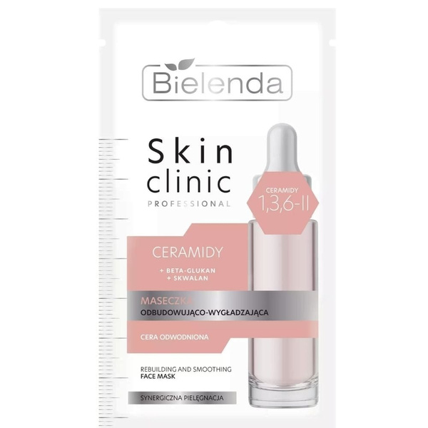 Bielenda Skin Clinic Professional Ceramide Odbudowująca i Wygładzająca Kremowa Maska do Skóry Odwodnionej 8g