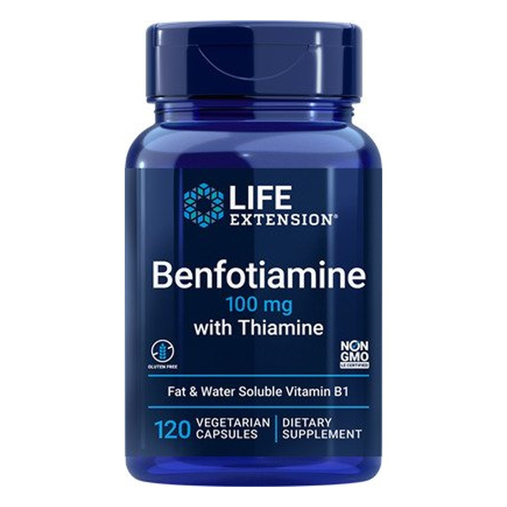 Benfotiamine with Thiamine, 100mg - 120 vcaps