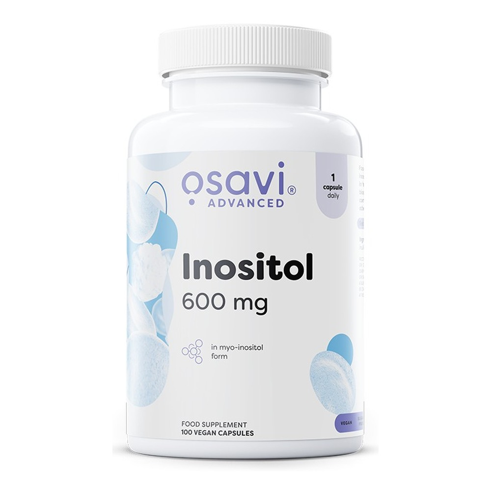 Osavi Inozytol 600mg na Równowagę Hormonalną i Wsparcie Płodności 100 Kapsułek