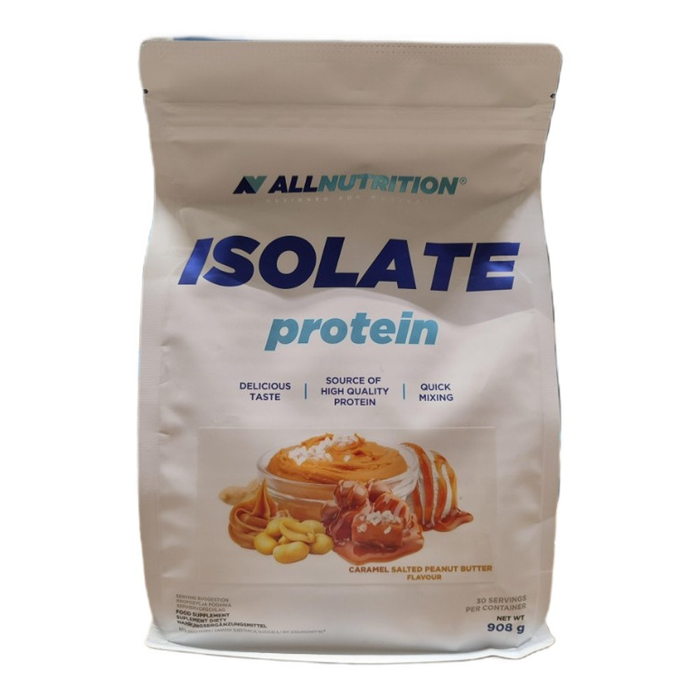 Allnutrition Isolate Protein, Caramel Salted Peanut Butter - 908g