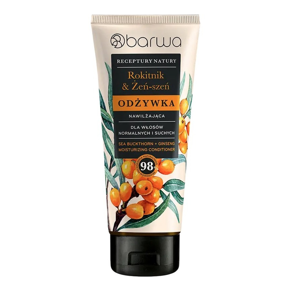 Barwa Receptury Natury Nawilżająca Odżywka Rokitnik i Żeń-Szeń 200ml