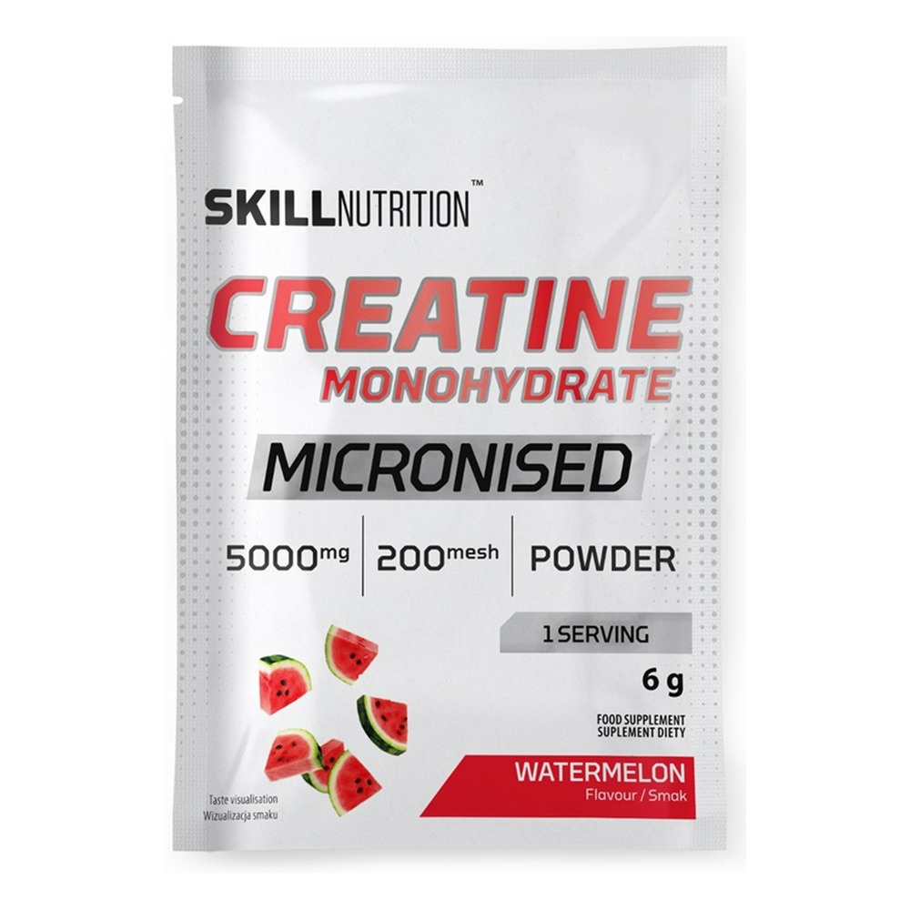 Skill Nutrition Mikronizowany Monohydrat Kreatyny Arbuz 6g 1 porcja