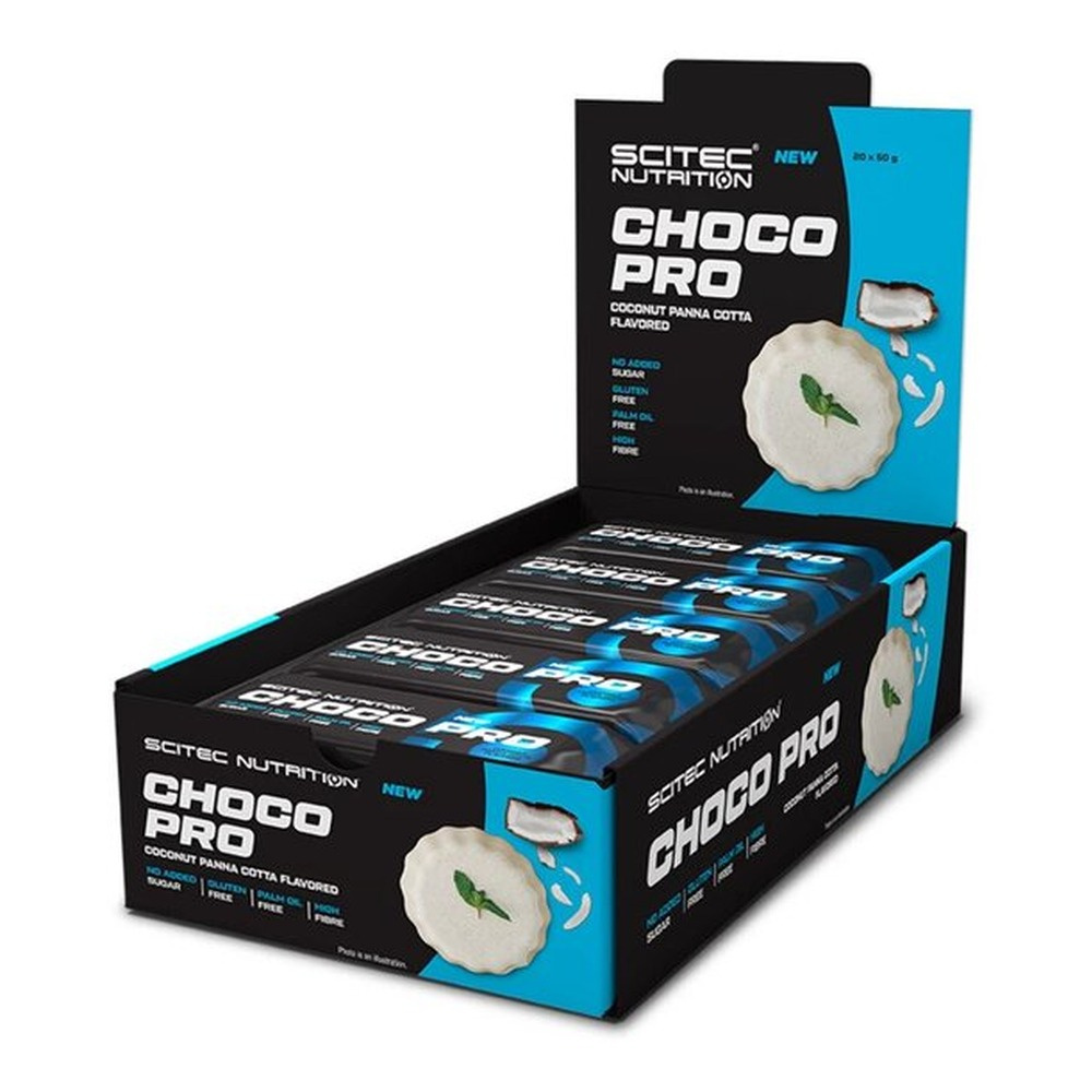 Choco Pro Bar, Strawberry White Chocolate - 20 x 50g