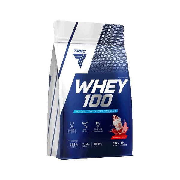 Trec Nutrition Whey 100 Koncentrat Białka Serwatkowego 900g