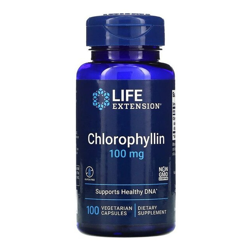Chlorophyllin, 100mg - 100 vcaps