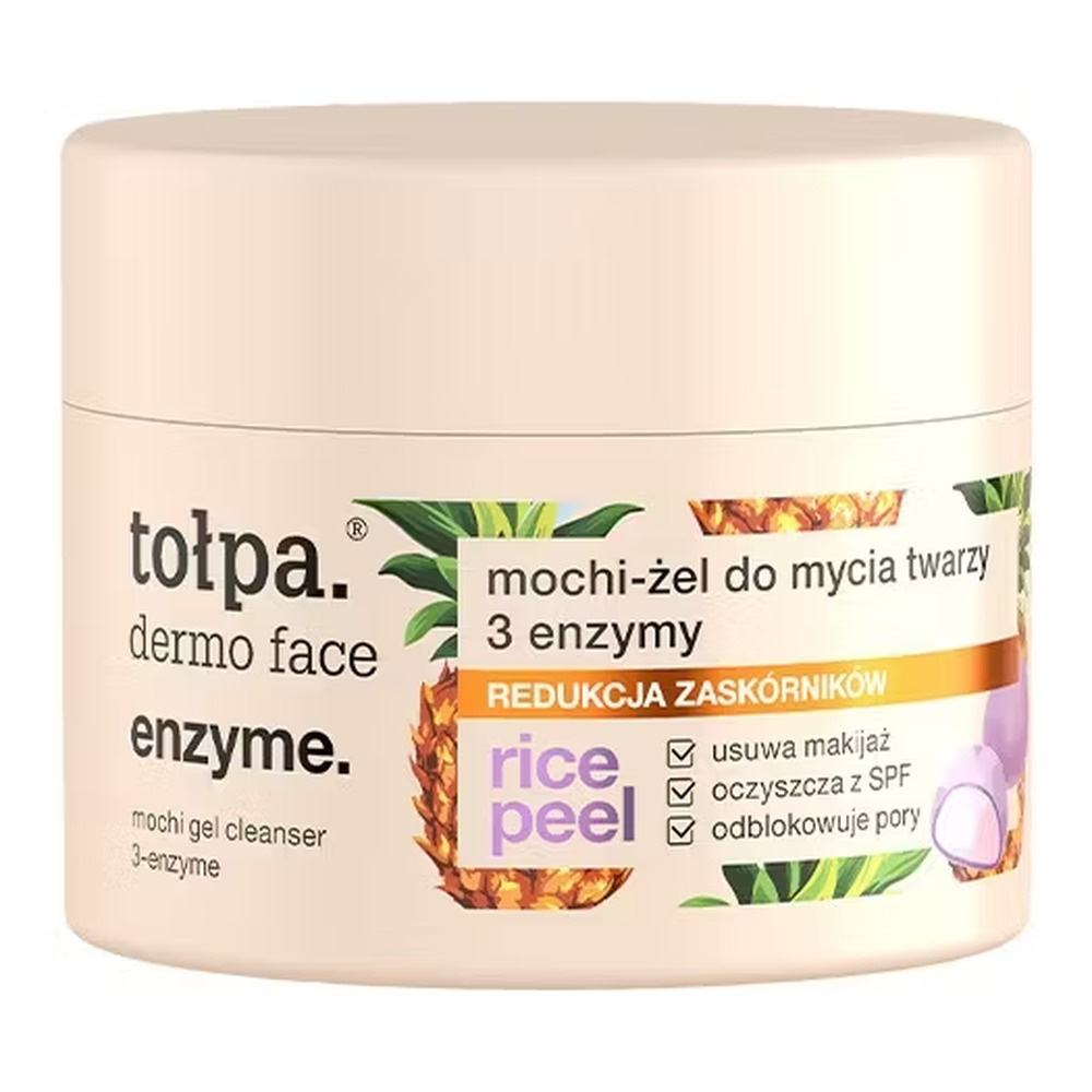 Tołpa dermo face enzyme. mochi-żel do mycia twarzy 3 enzymy, 110g