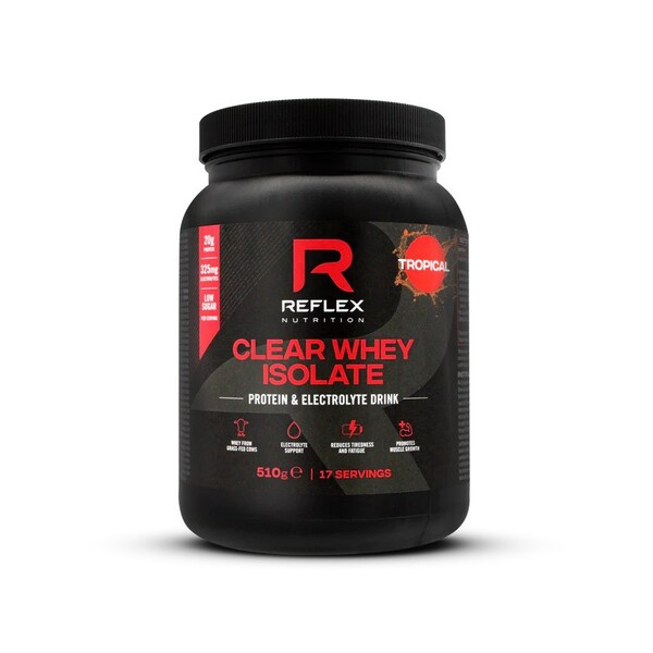 Reflex Nutrition Clear Whey Isolate, Tropical - 510g