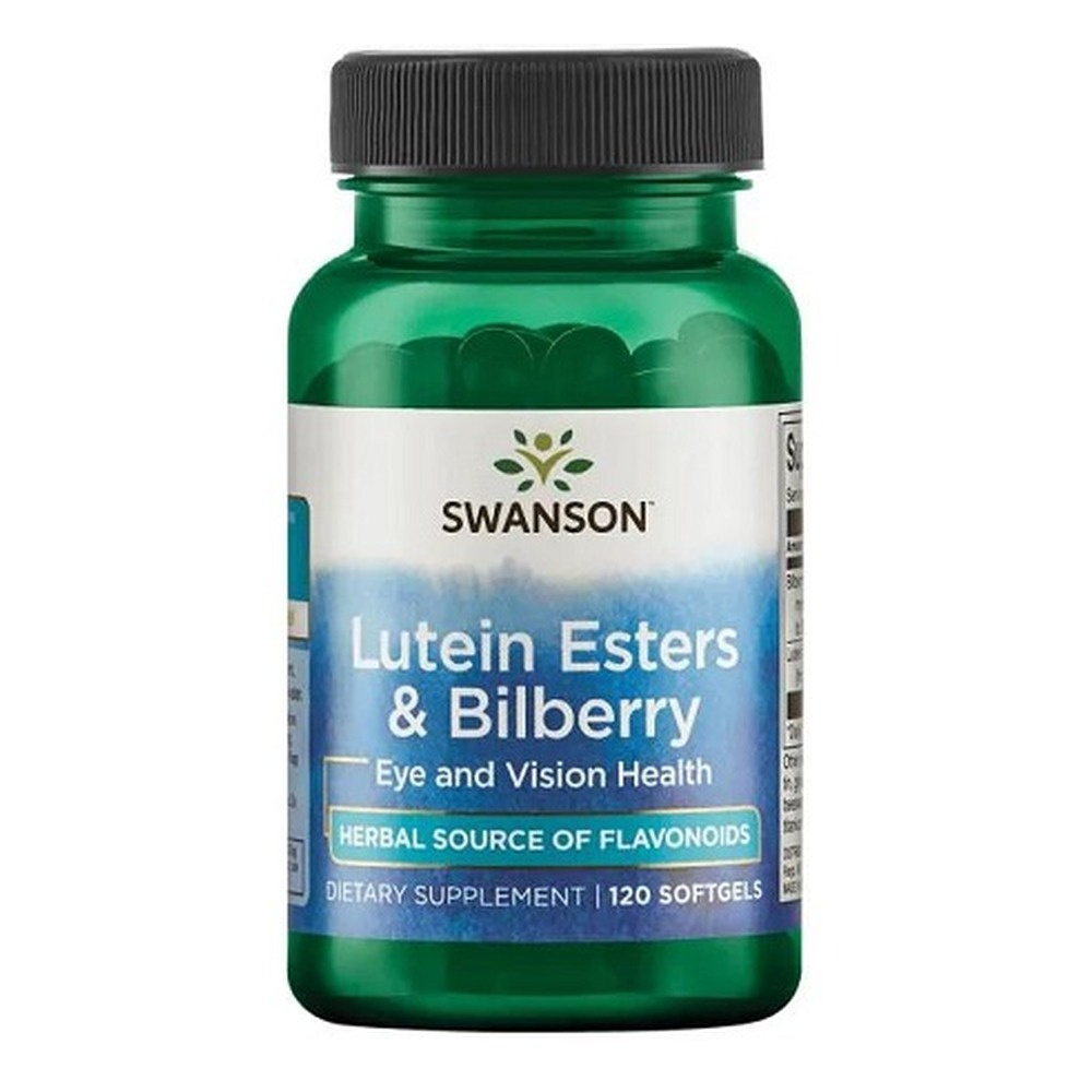 Swanson Lutein Esters & Bilberry - 120 softgels