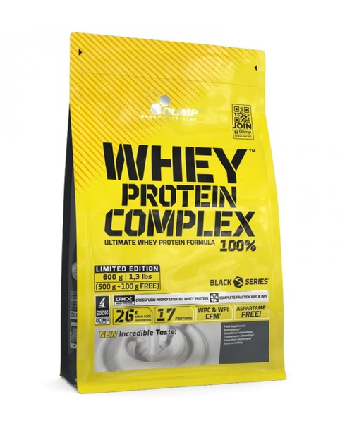 Olimp Nutrition Whey Protein Complex 100% na Masę Mięśniową o Smaku Szarlotki 600g
