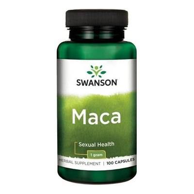 Swanson Maca 500mg na Energię i Witalność 100 Kapsułek