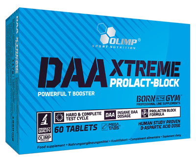 Olimp DAA Xtreme Prolact-Block na Wsparcie Hormonalne dla Mężczyzn 60 Tabletek