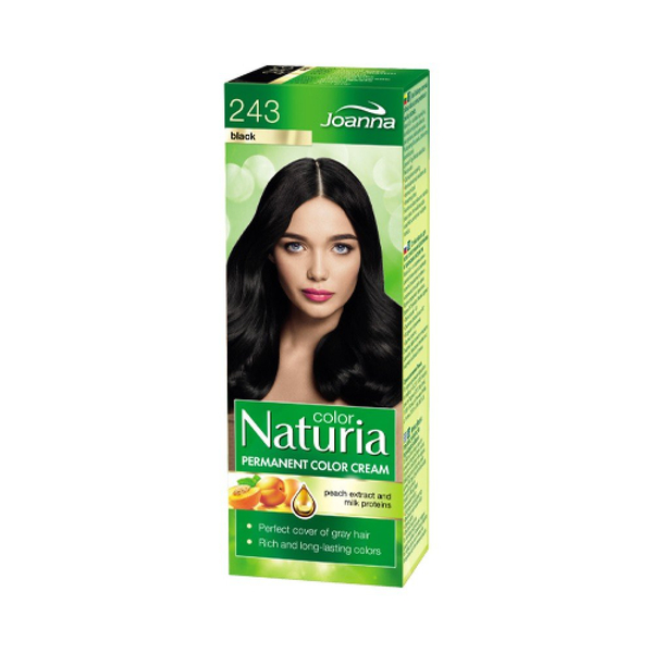 Joanna Naturia Color Farba do Włosów z Proteinami 243 Czarny Bez 100ml