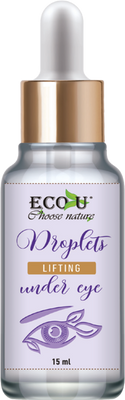 EcoU Liftingujące Rozjaśniające i Ujędrniające Kropelki pod Oczy 15ml