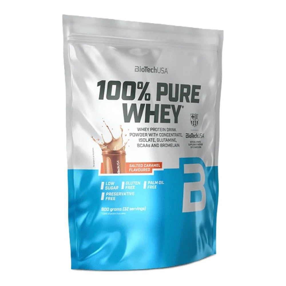 BioTechUSA 100% Pure Whey, Salted Caramel - 900g