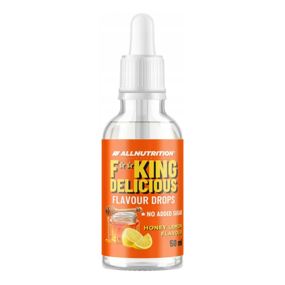 Allnutrition Fitking Delicious Flavour Drops, Honey Lemon - 50 ml.