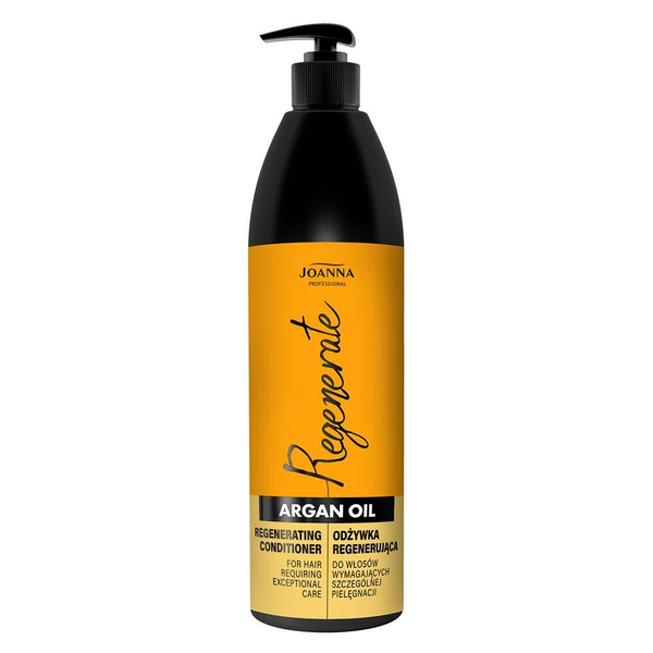 Joanna Professional Argan Oil Regenerująca Odżywka dla Włosów Słabych i Zniszczonych 1000g