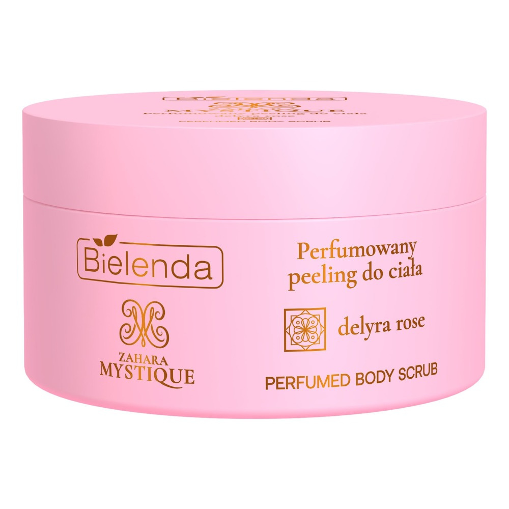 Bielenda ZAHARA MYSTIQUE Perfumowany peeling do ciała - delyra rose 250g