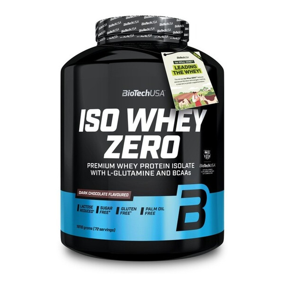 BioTechUSA Iso Whey Zero Izolat Białka Serwatkowego Ciemna Czekolada 1816g