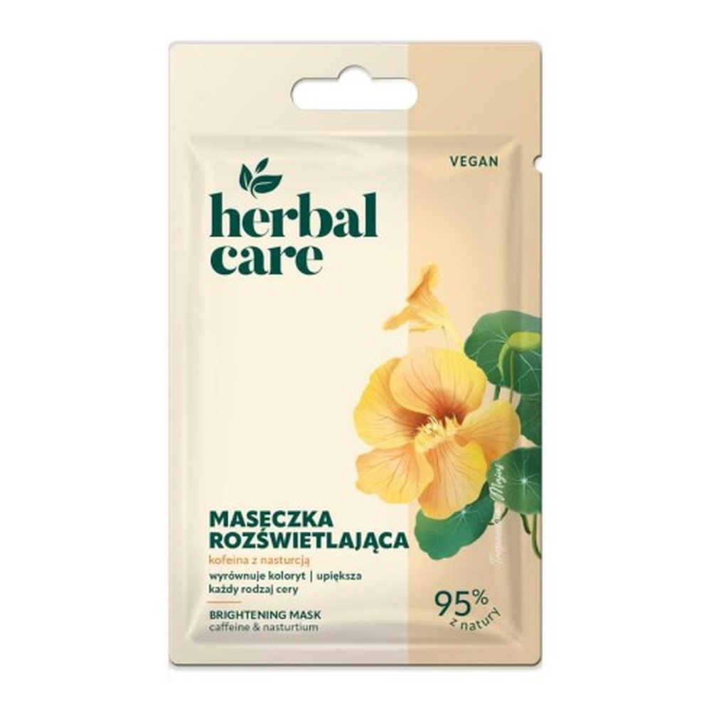 Farmona Herbal Care Rozświetlająca Maseczka Kofeina i Nasturcja dla każdego Rodzaju Skóry 7g