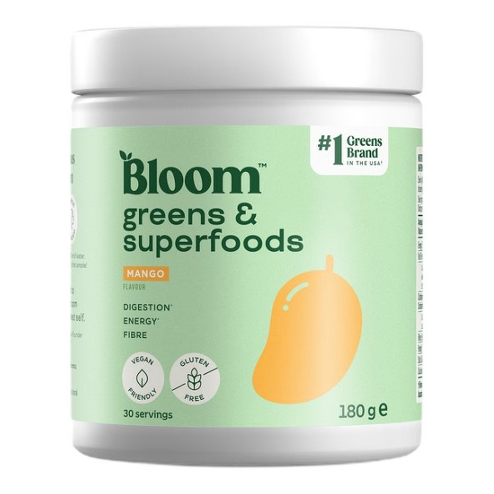 Bloom Greens & Superfoods Proszek, Mango 180g